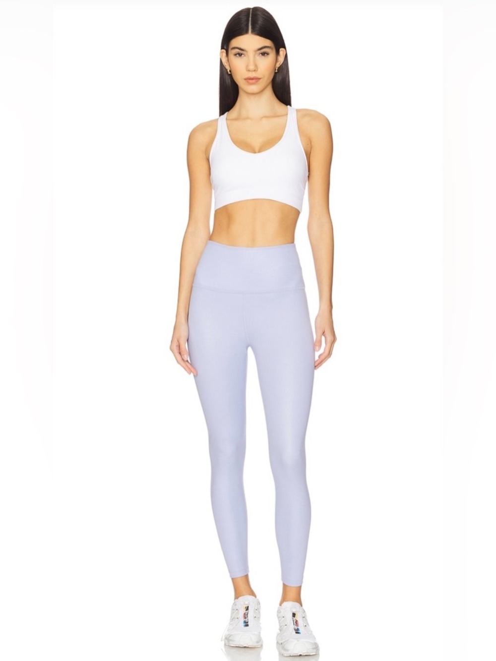 Beyond Yoga Caught in‎ The Midi High Waisted Legging Blue Frost Shine, Size S/P